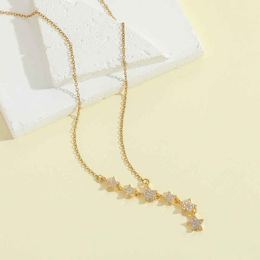 Celestial Cascading Star Necklace