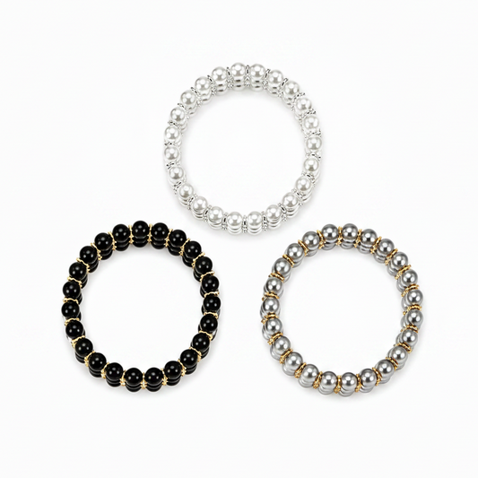 3-Strand Pearl Bracelets