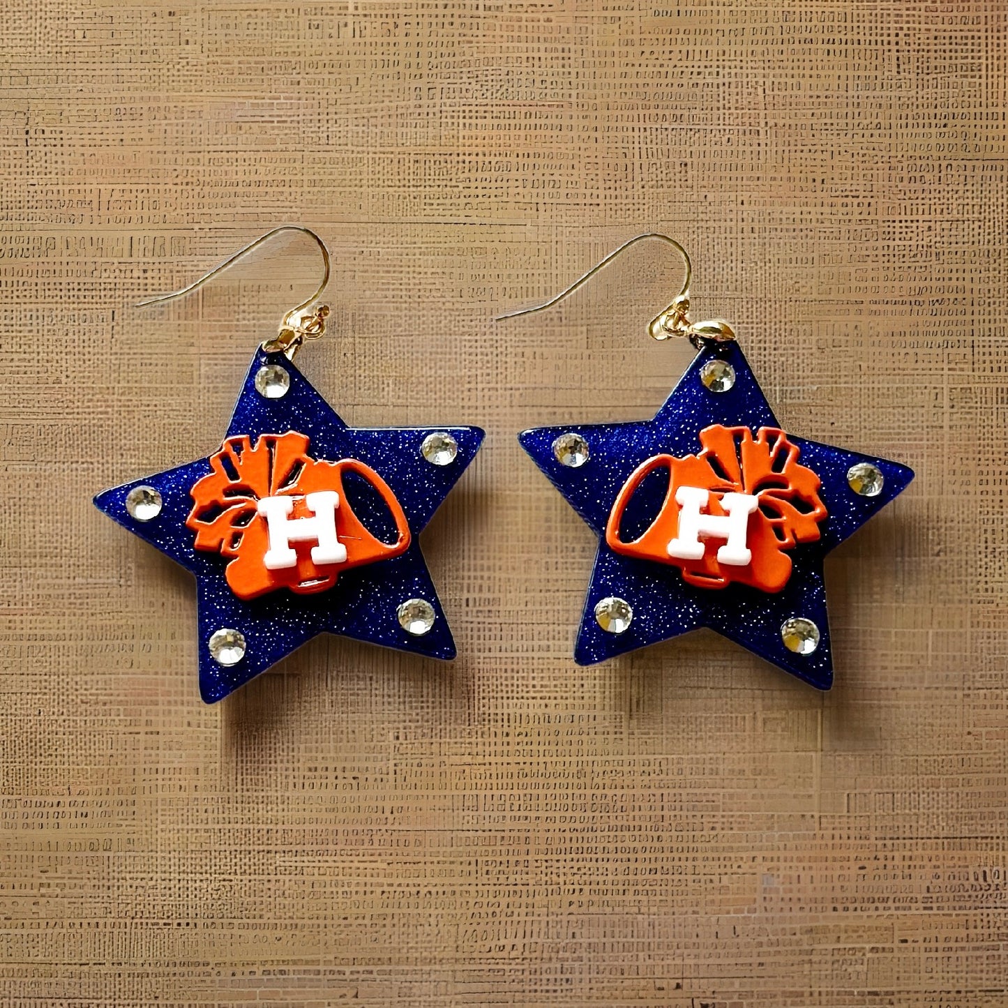 Houston Astros Themed Earrings “H”