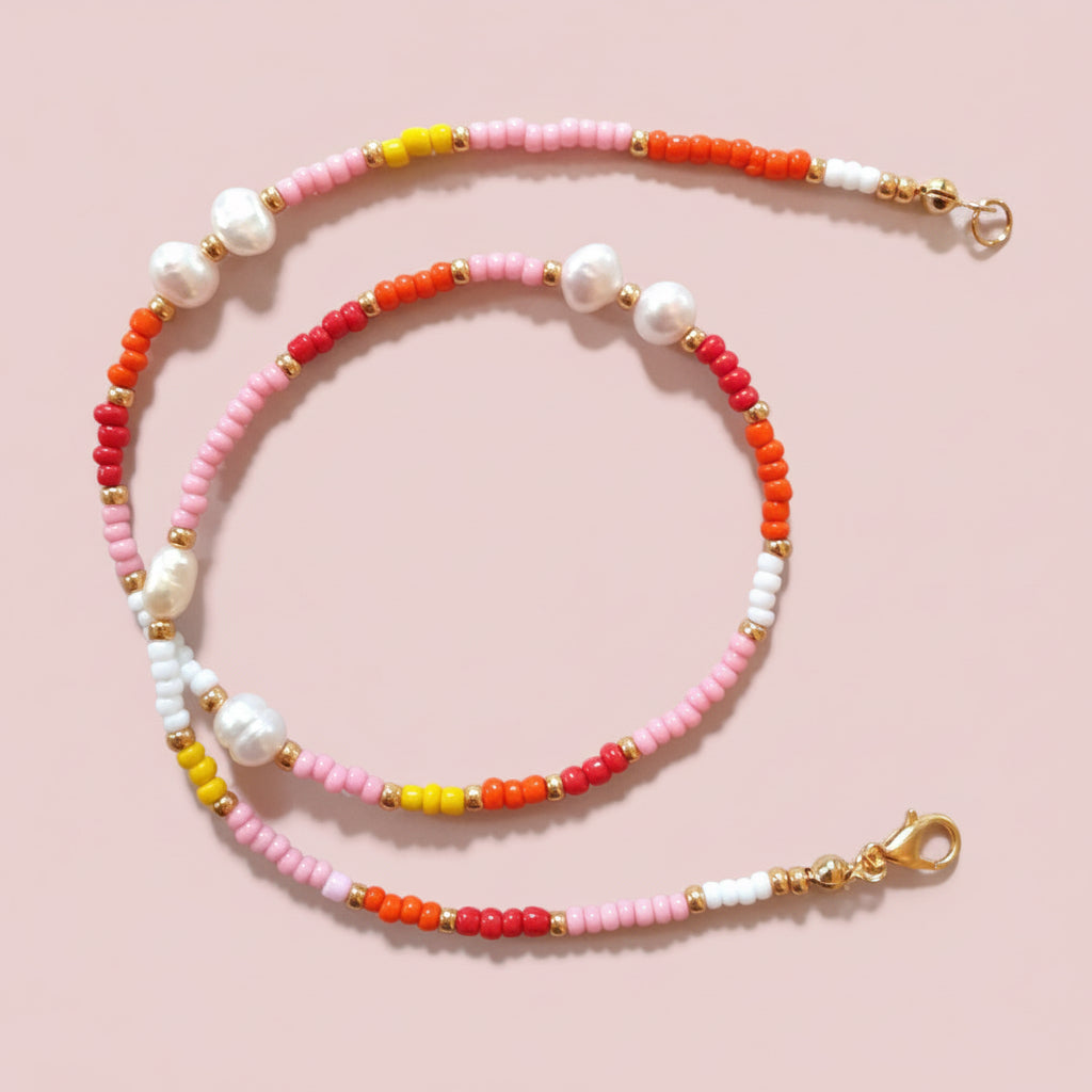 Bead & Pearl Necklace