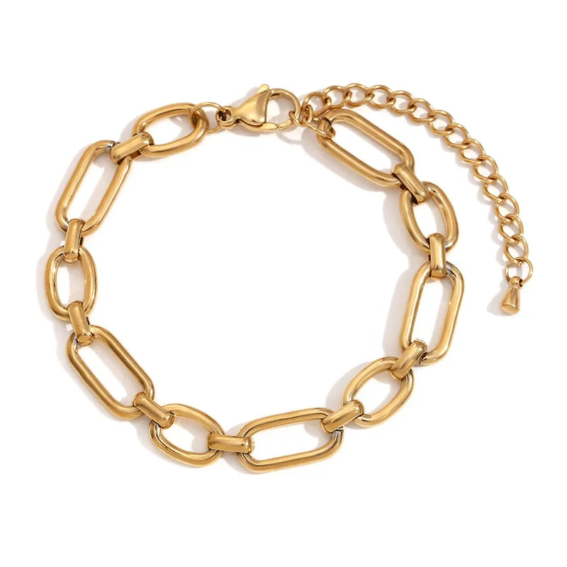 Gold Tone Chain Bracelet