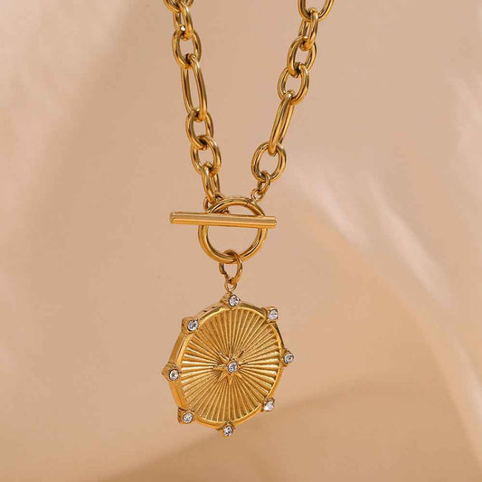 18k Gold Plated Tarnish Proof Necklace with Gold Star Pendant