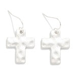 Cross Drop Earrings