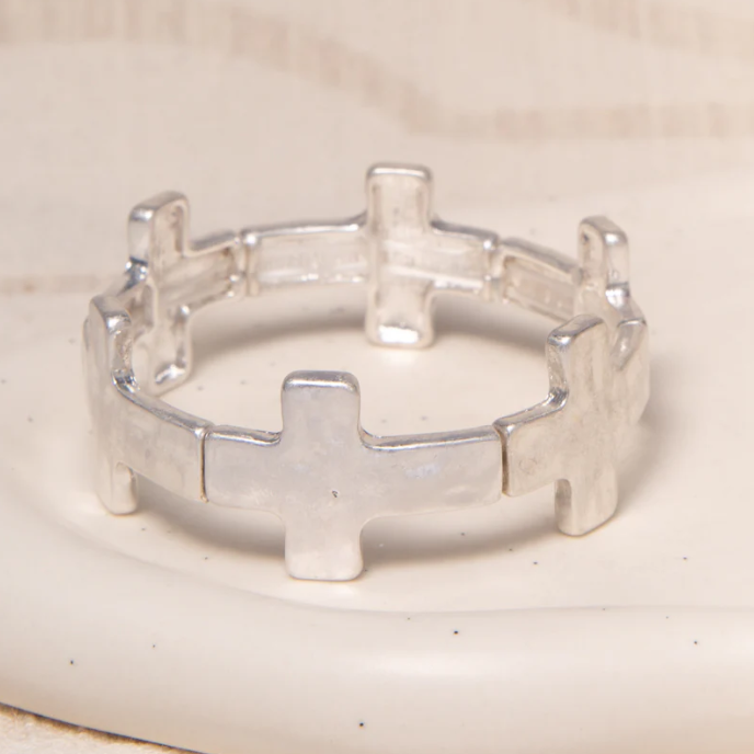 Inspirational Metal Stretch Bracelet