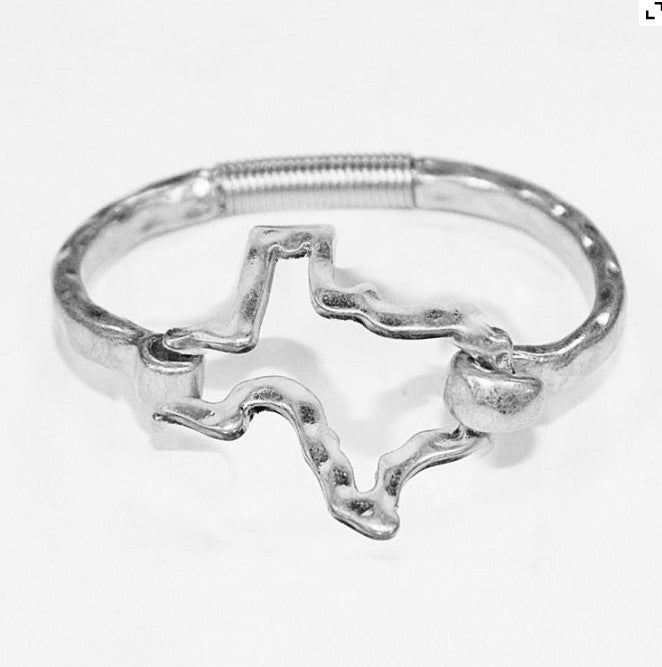 Hammered Texas Tension Bangle