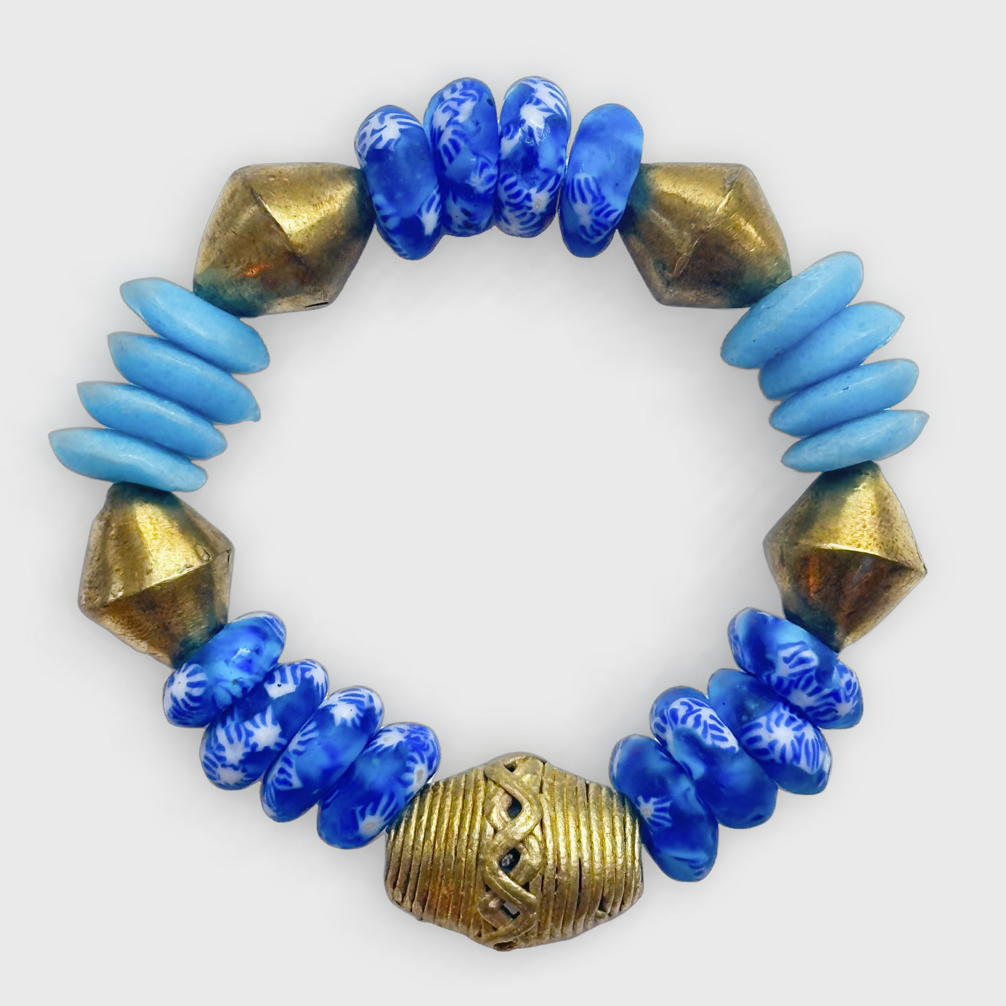 Blue Wave Stretch Bracelet