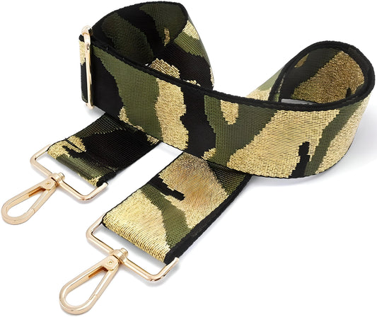 Purse/Guitar Strap - Camo Print - Green