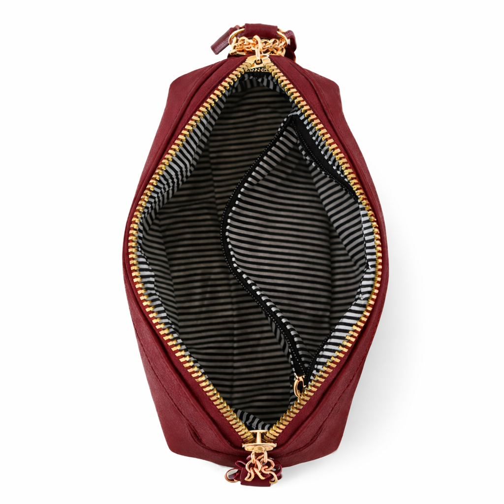 Tassel Small Crossbody Bag with Chain Strap