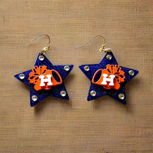 Houston Astros Themed Earrings “H”