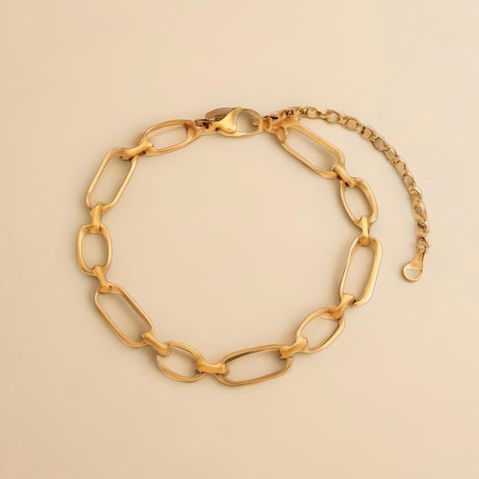Gold Tone Chain Bracelet