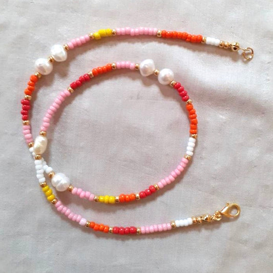 Bead & Pearl Necklace
