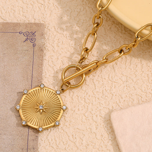 18k Gold Plated Tarnish Proof Necklace with Gold Star Pendant