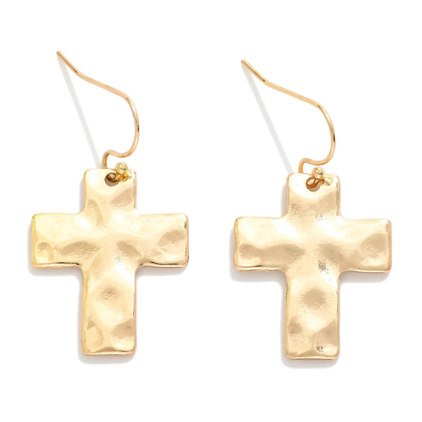 Cross Drop Earrings