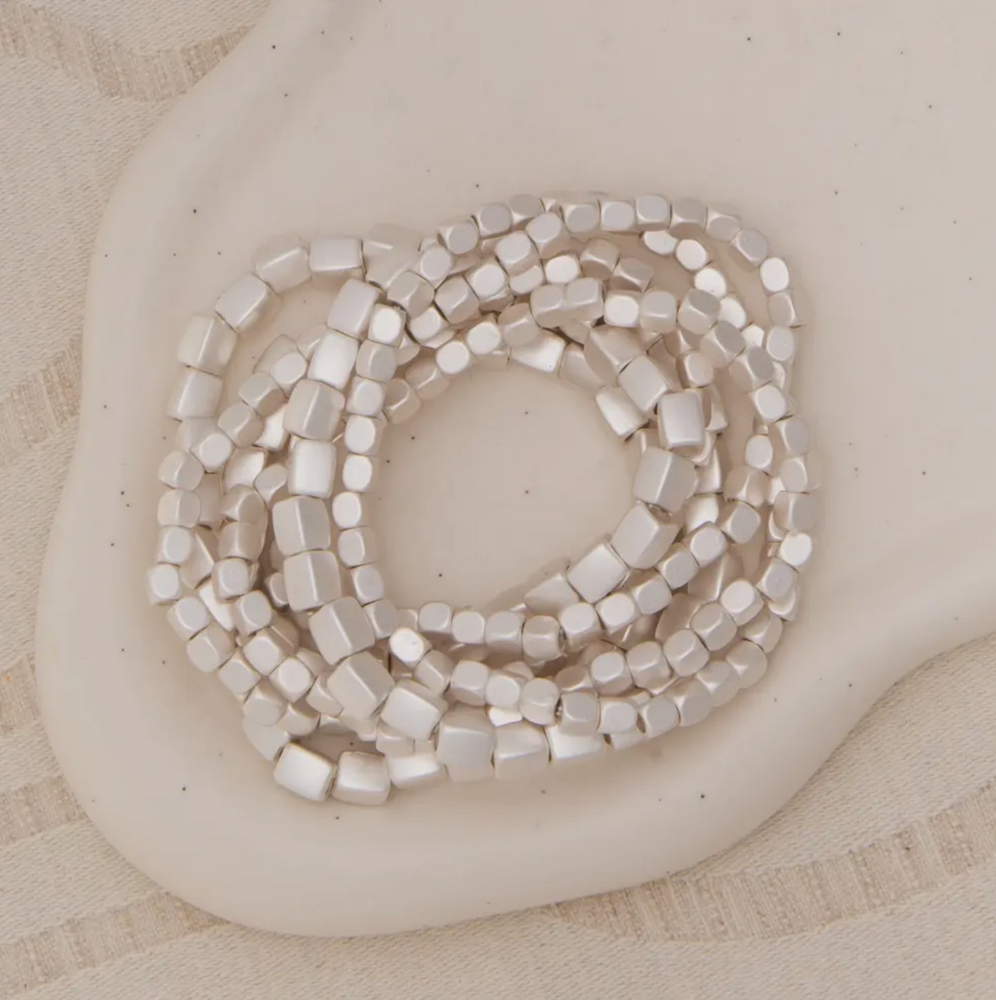 7-Layer Metal Bracelet Stack