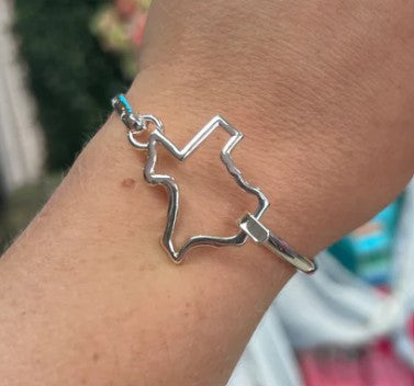 Delicate Texas Silhouette Bracelet