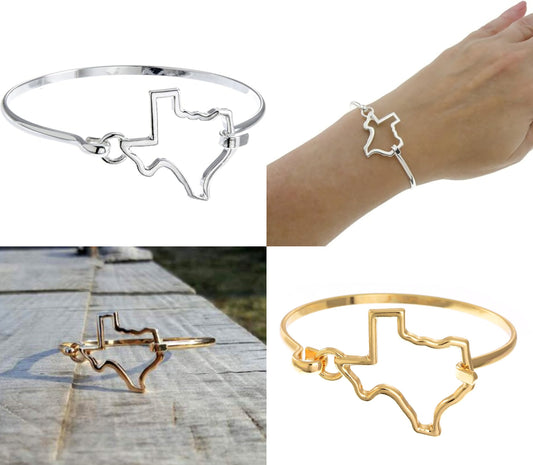Delicate Texas Silhouette Bracelet