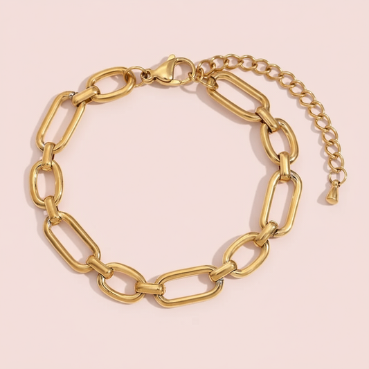 Gold Tone Chain Bracelet 2